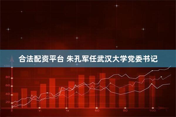 合法配资平台 朱孔军任武汉大学党委书记