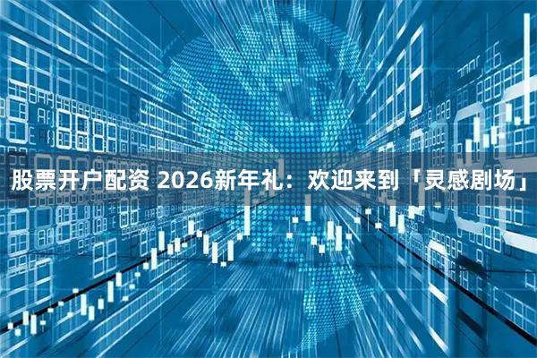 股票开户配资 2026新年礼：欢迎来到「灵感剧场」